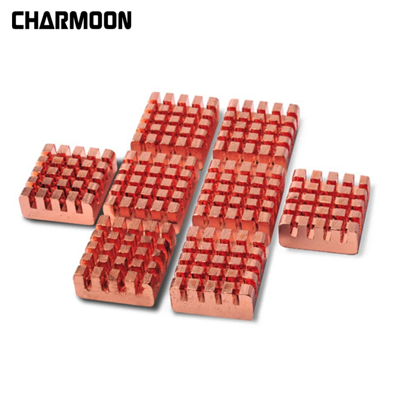 8pcs/set Cooling Copper Heatsink for Raspberry Pi Computer VGA RAM Heatsinks Cooler | Компьютеры и офис