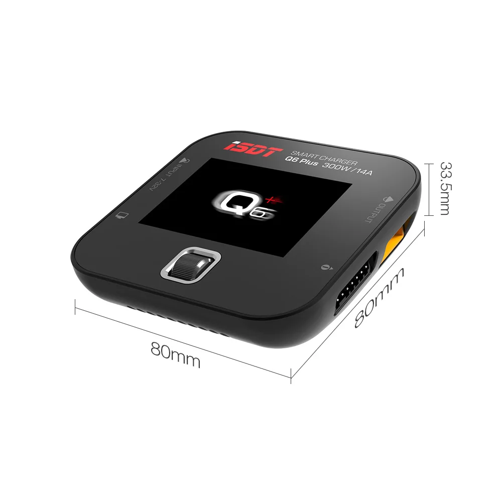 Оригинальное зарядное устройство iSDT Q6 Plus 300 Вт 14A lite 200 8A карманное для