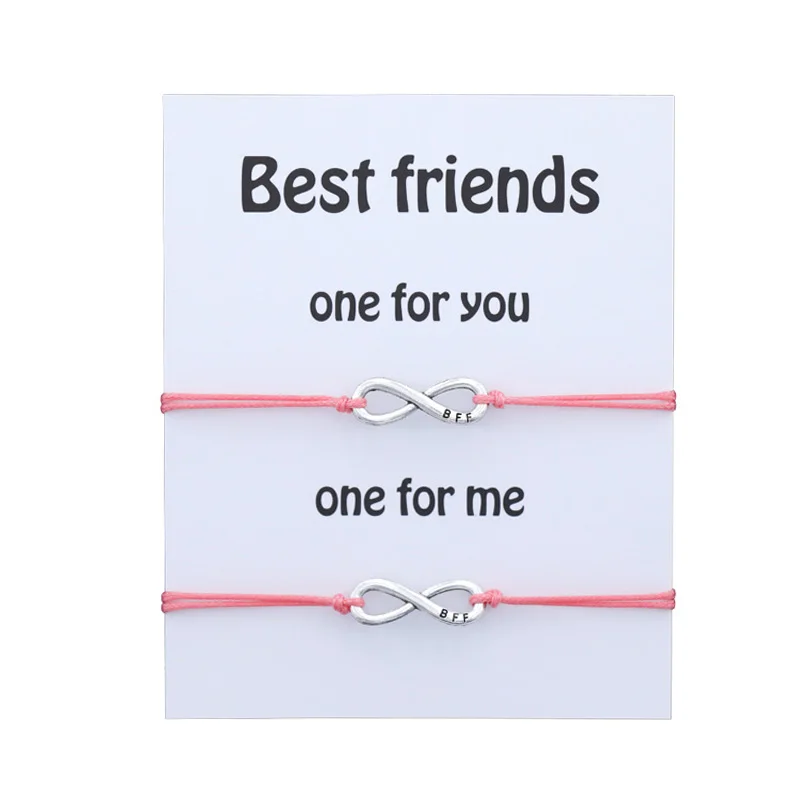 Best Friend Matching Bracelet Infinity Charm Bff Friendship Bracelets for Friend BFF Gift Infinity Bracelet Women Men Jewelry
