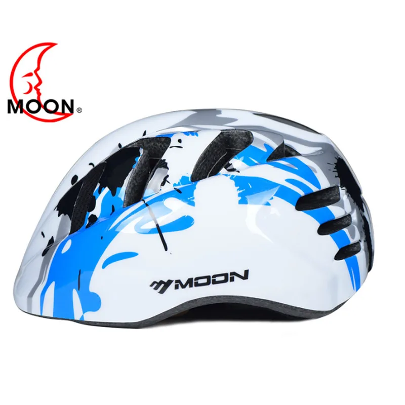 MOON Cute Kids Helmet Hot out Mold с принтом граффити Безопасная езда/Оборудование для катания