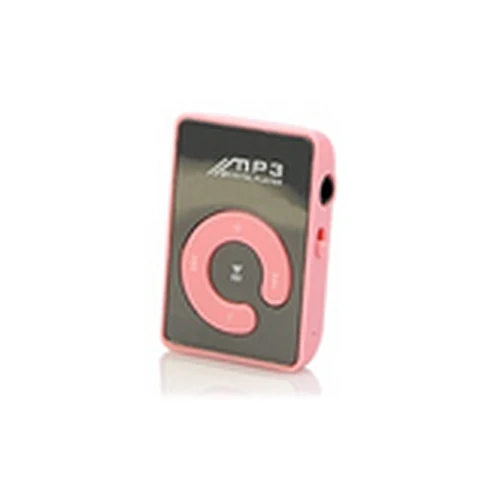 Розовый TTKK Мини Зеркало Клип USB цифровой Mp3 музыкальный плеер Поддержка 8 Гб SD TF карты фиолетовый/черный/синий/зеленый/розовый/белый - Цвет: Розовый
