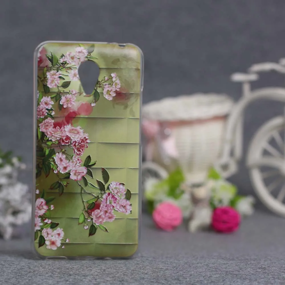 for Meizu M2 Note Silicon Case 5.5 inch Paiting Back Soft TPU Cover For Meilan 2 M2Note 5.5&quot Phone Cases |