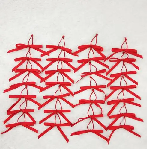 1000 шт. Бесплатная доставка Красный предварительно привязанный корсажный