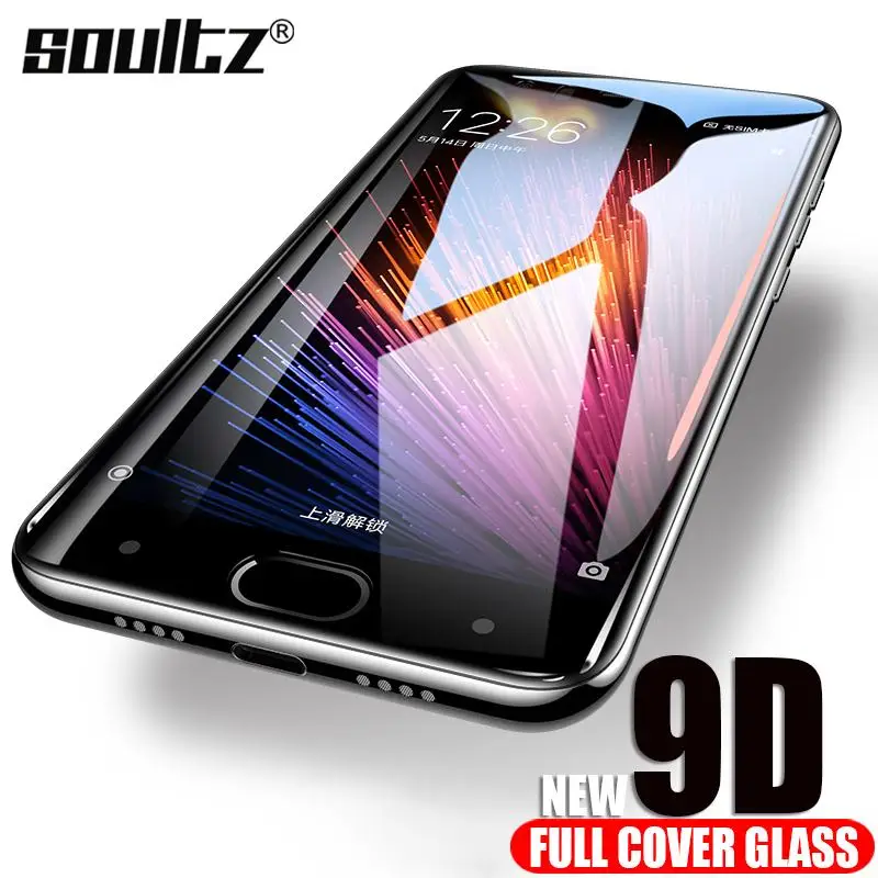 Soultz 9D полное покрытие экрана протектор для Xiaomi Mi 6 5X A1 Закаленное стекло Защитная