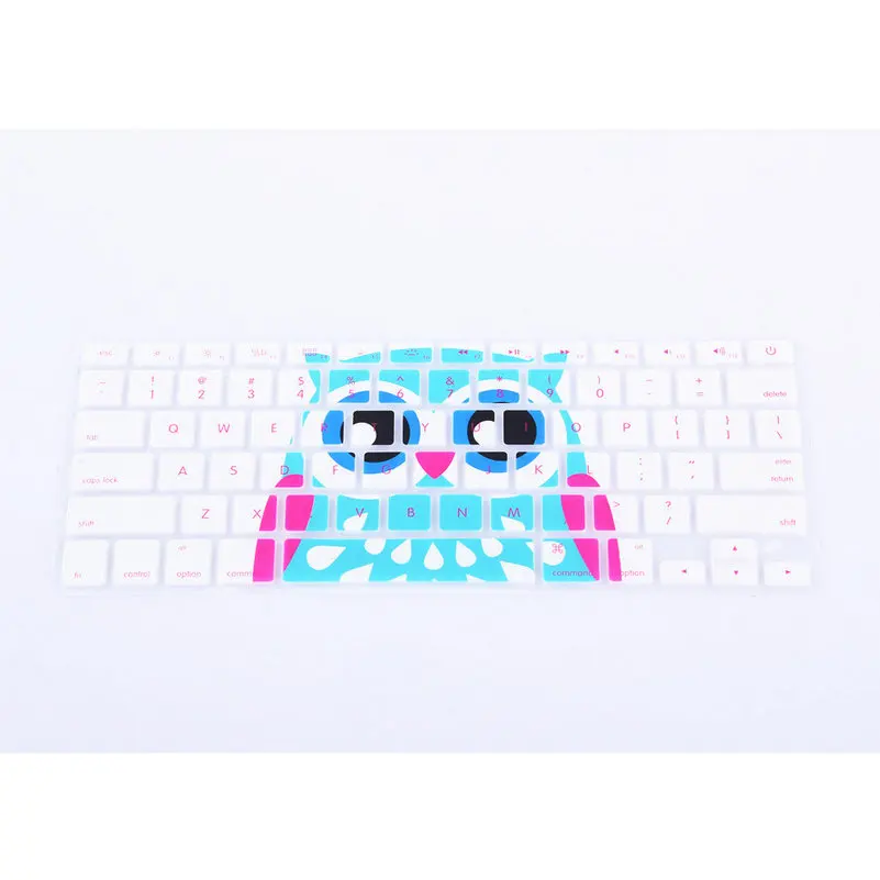 Силиконовая Защитная пленка с изображением совы США для клавиатуры (10 шт.) Apple Macbook