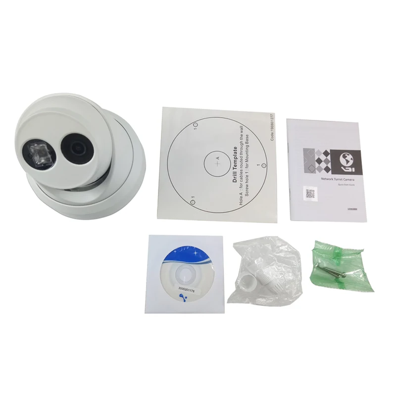 Hikvision OEM DT343 I = DS 2CD2343G0 4MP HD купола Камера для безопасности H.265 IP67 10 шт./лот|Камеры