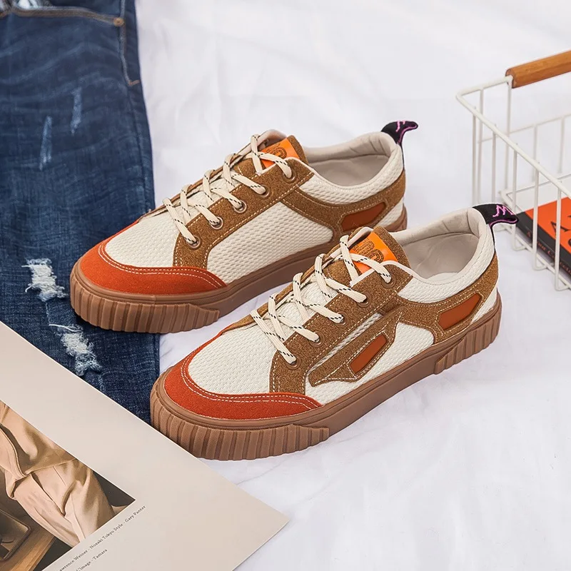 

OLOME 2019 Autumn new women's sneakers Korean version of Harajuku wild student flat shoes fashion casual single shoes