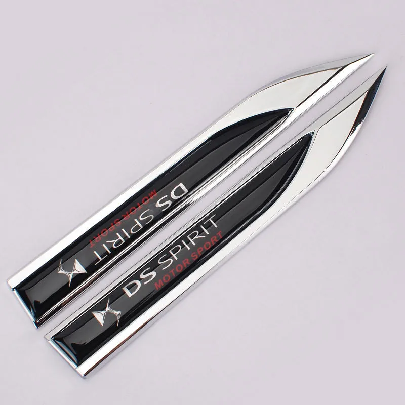 2 шт авто значок на крыло эмблема металл Стикеры для маркировка &quotDS Spirit&quot Logo Styling