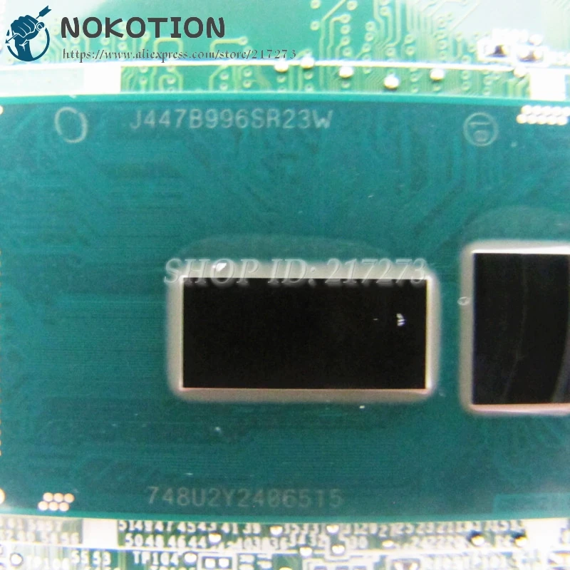 NOKOTION новая материнская плата ПК для Acer aspire E5 771 771G основная SR23W I7 5500U DA0ZYWMB6E0 NBMNX11007 NB.