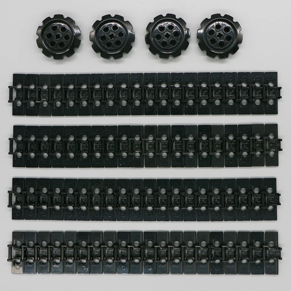 

Bricks Technical Parts Caterpillar Track MOC Tank Wheels Link Tread Car Bike Motor Accessory Toys Technical Bulk Building Blocks