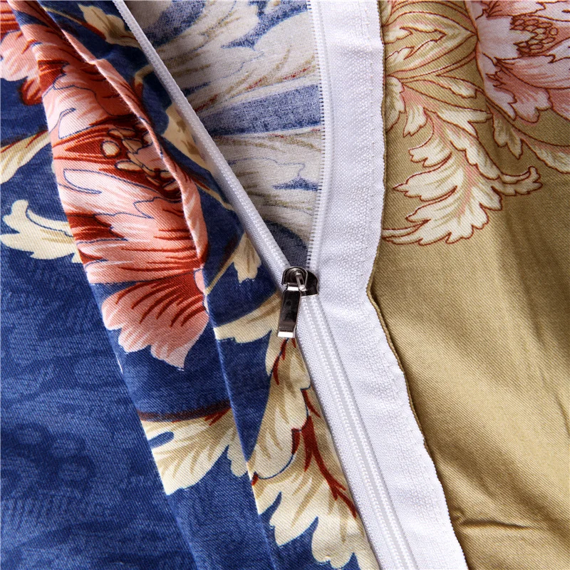 Современный стиль коричневый принт 100% хлопок текстильные постельные