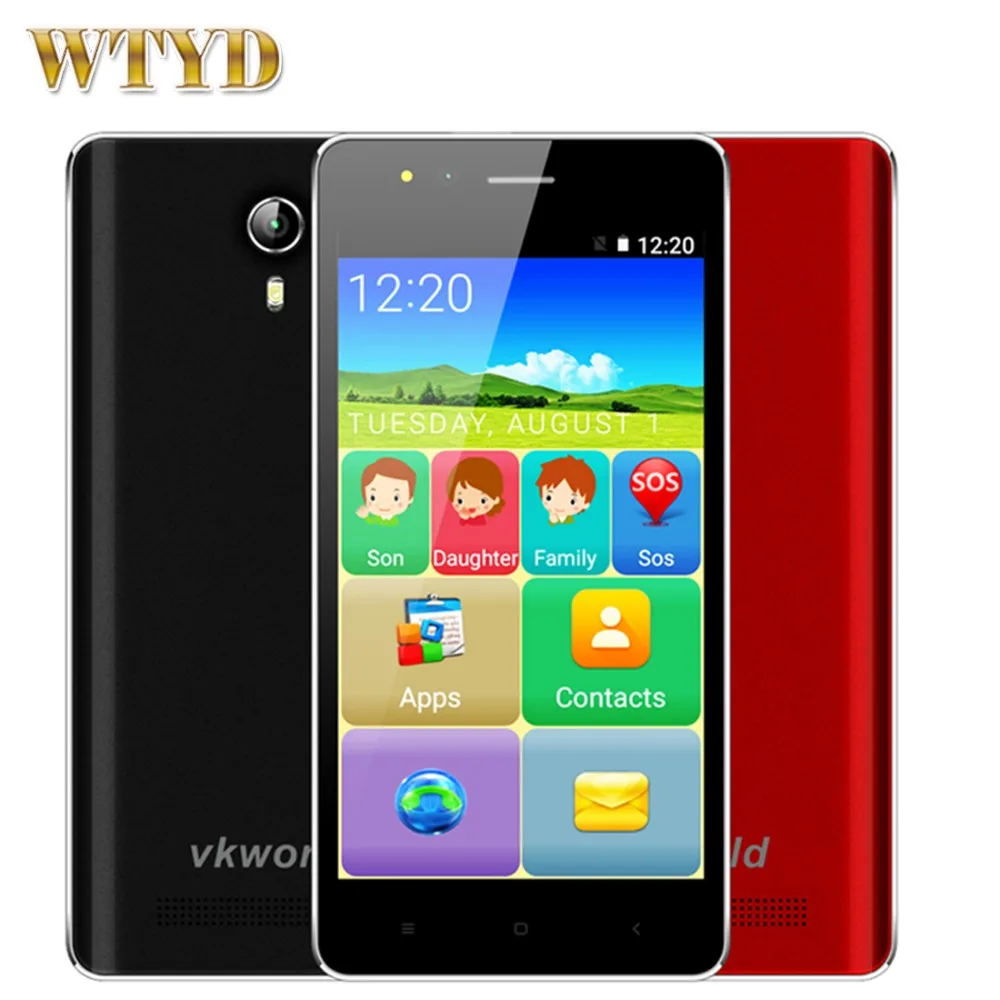 Оригинальный vkworld F1 3g WDCMA Elder мобильные телефоны Android 5 1 ГБ ОЗУ 8 Гб ПЗУ