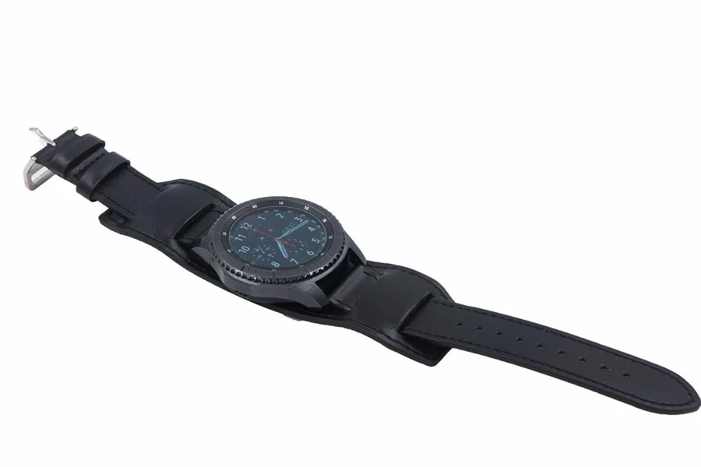 Ремешок для часов из натуральной кожи 22 мм Браслет манжета + инструмент Samsung Gear S3