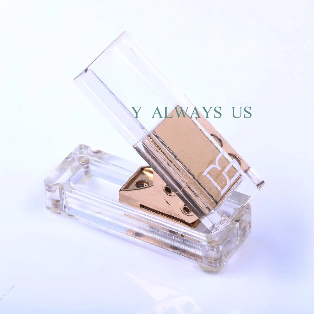 Высококачественные акриловые золотые дырочки канцелярские принадлежности для