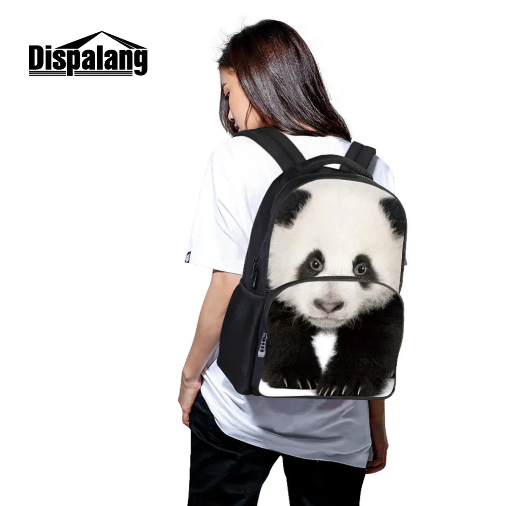 Dispalang мужской рюкзак для ноутбука с принтом животных детские школьные сумки Bad Dog
