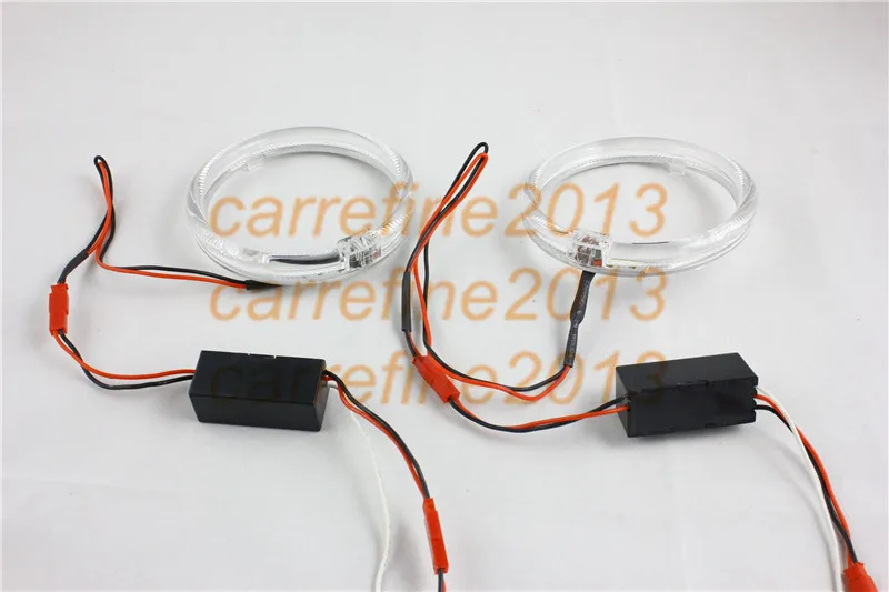 Rockeybright 2X 80 мм 5 Вт DC12V светодиодный светильник на голову кольцо белые ангельские