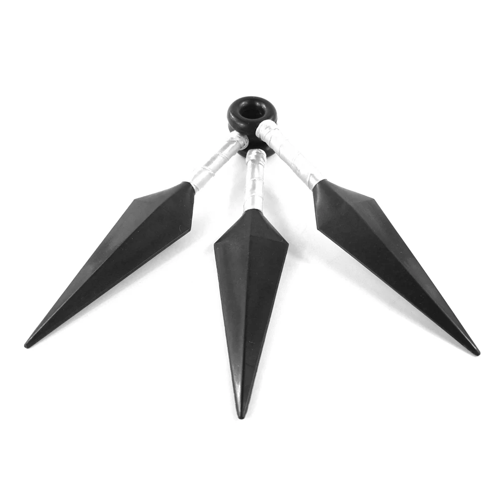 

ELBCOS Boruto Sasuke Kakashi Sakura Didara Hidan Uchiha Itachi Orochimaru Ninja Cosplay Kunai 3pc/set