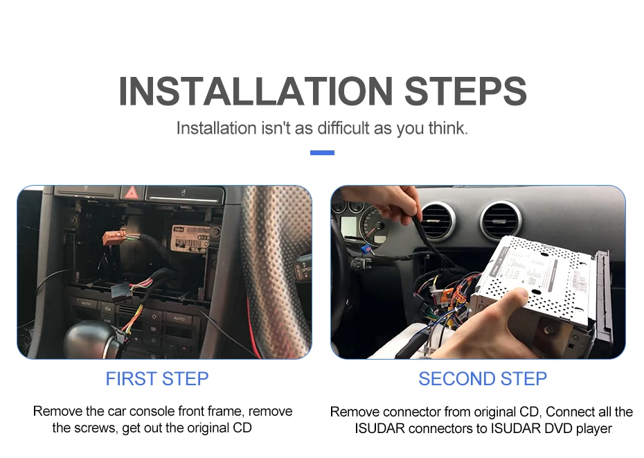 Isudar rom 64 Гб 2 Din Авто Радио Android 9 для Audi/A4/S4 2002-2008 gps Автомобильный мультимедийный Восьмиядерный ram 4 Гб DSP USB камера-видеорегистратор FM