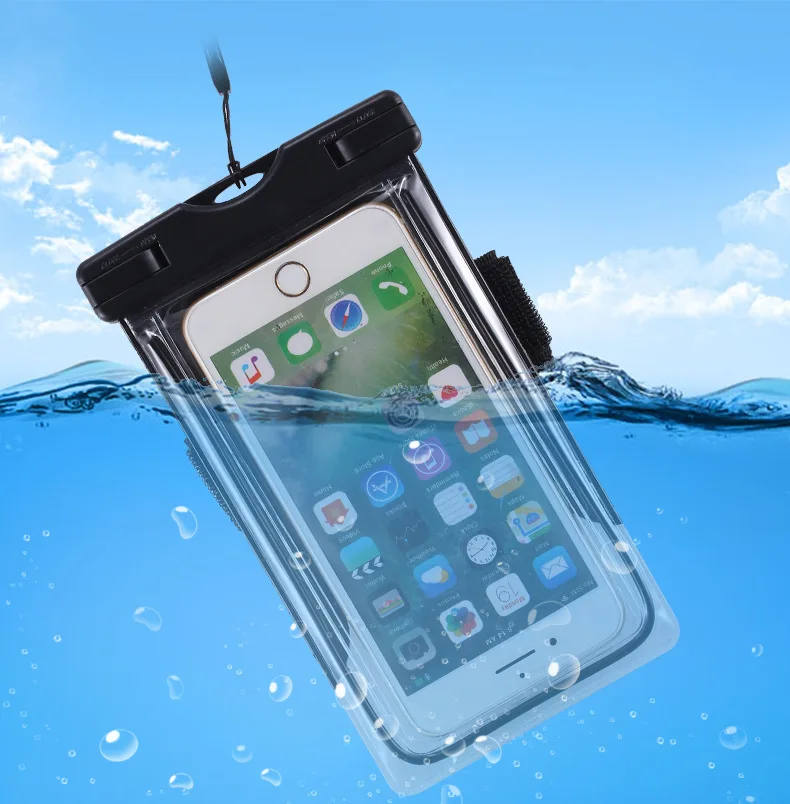 Водонепроницаемый повязку чехол Touch View Экран прозрачный сумка для uhans I8/MX/Ulefone Mix 2