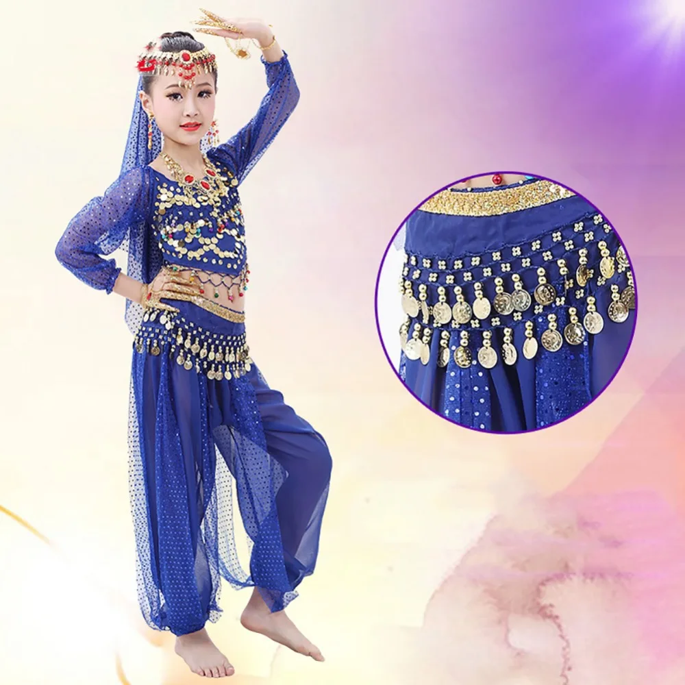 Детские костюмы для танца живота девочек комплект из 2 предметов 6 (головной убор