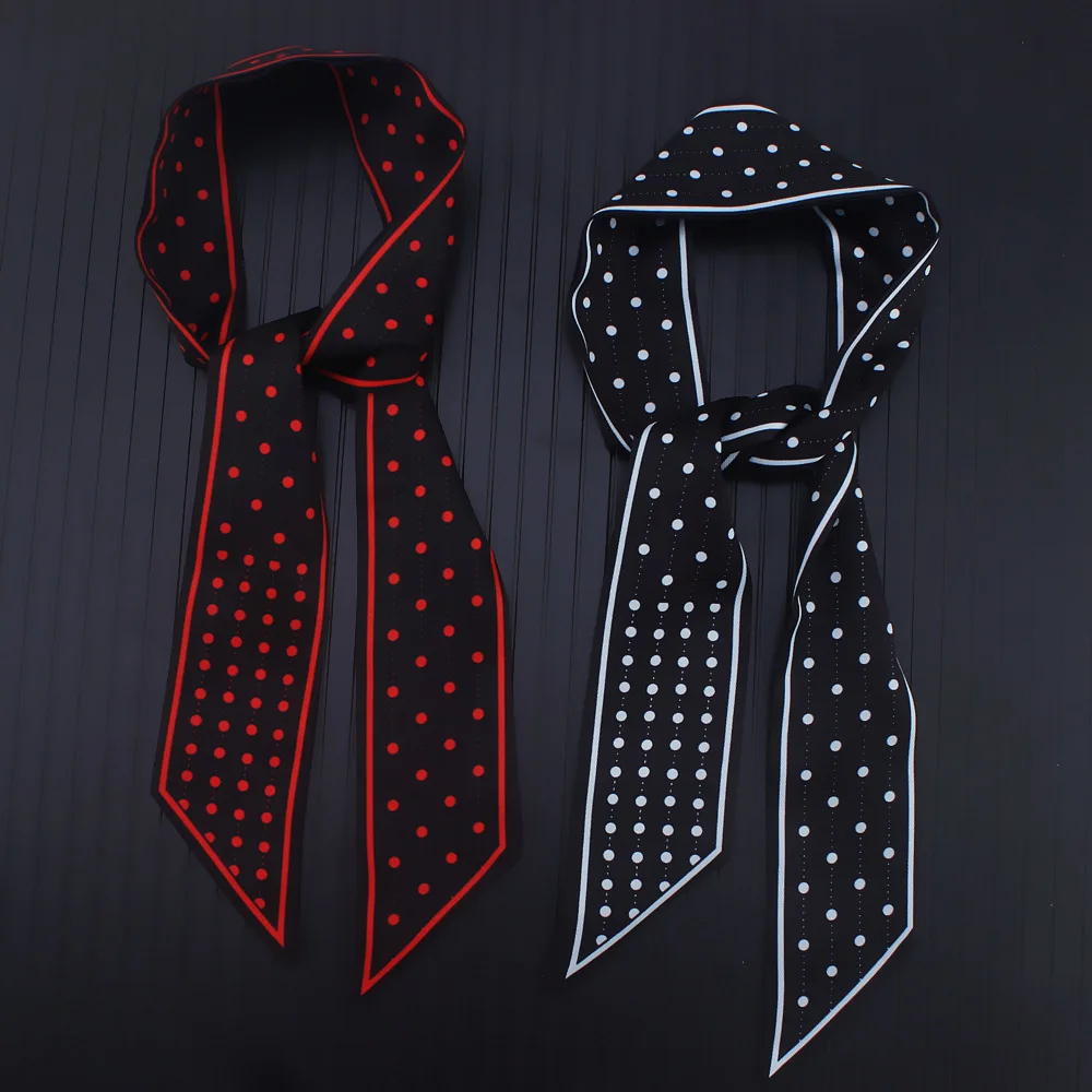 Gradient Dot Fashion Style New Arrival Lady Riband Bags Scarf Small Ribbon Hair Band Child Bandeaus Choker Drop Shipping |