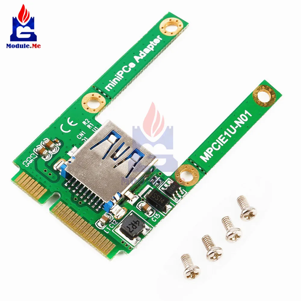Мини PCI-E слот для карты расширения к USB 2 0 интерфейсный адаптер переходная карта |