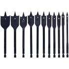 Набор сверл, комплект из 11 насадок 6-32 мм, из высокоуглеродистой стали, для работ по дереву