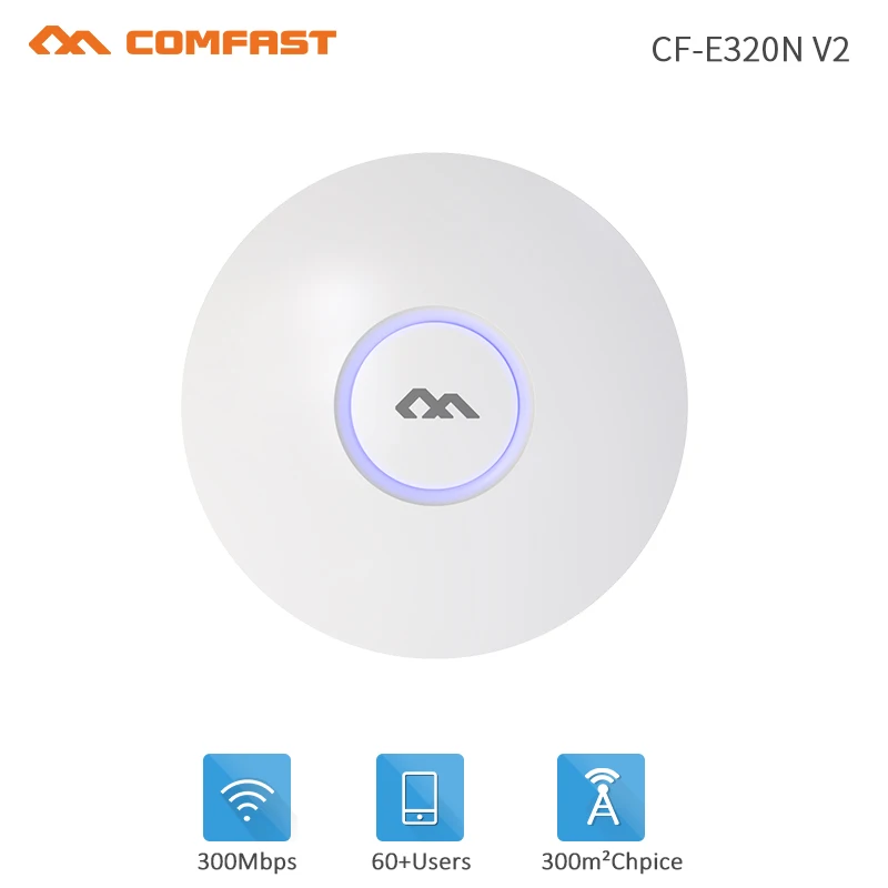 300 Мбит/с Крытый потолок беспроводной WiFi точка доступа AP маршрутизатор Открытый dd wrt Wi-Fi ретранслятор расширитель маршрутизатор 48 В POE адаптер питания