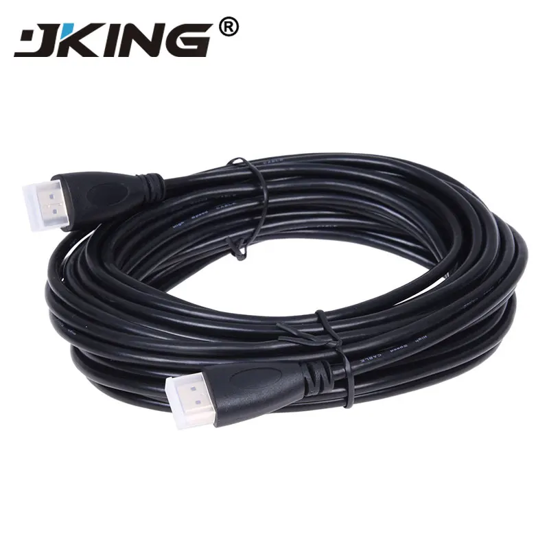 JKING проводной-Up 10 м HDMI к HDMI Кабельный провод для ЖК плазменного ТВ 10 м