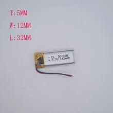 3 7 В полимерный литиевый аккумулятор 501232x501230 Bluetooth гарнитура
