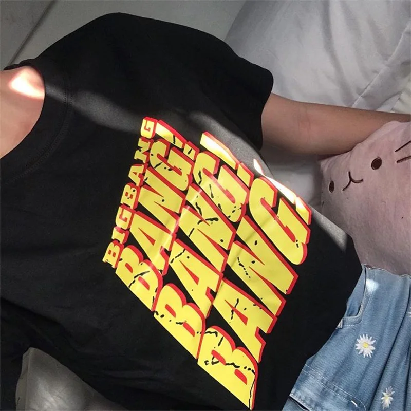 Футболка с коротким рукавом и драконом из хлопка | Женская одежда