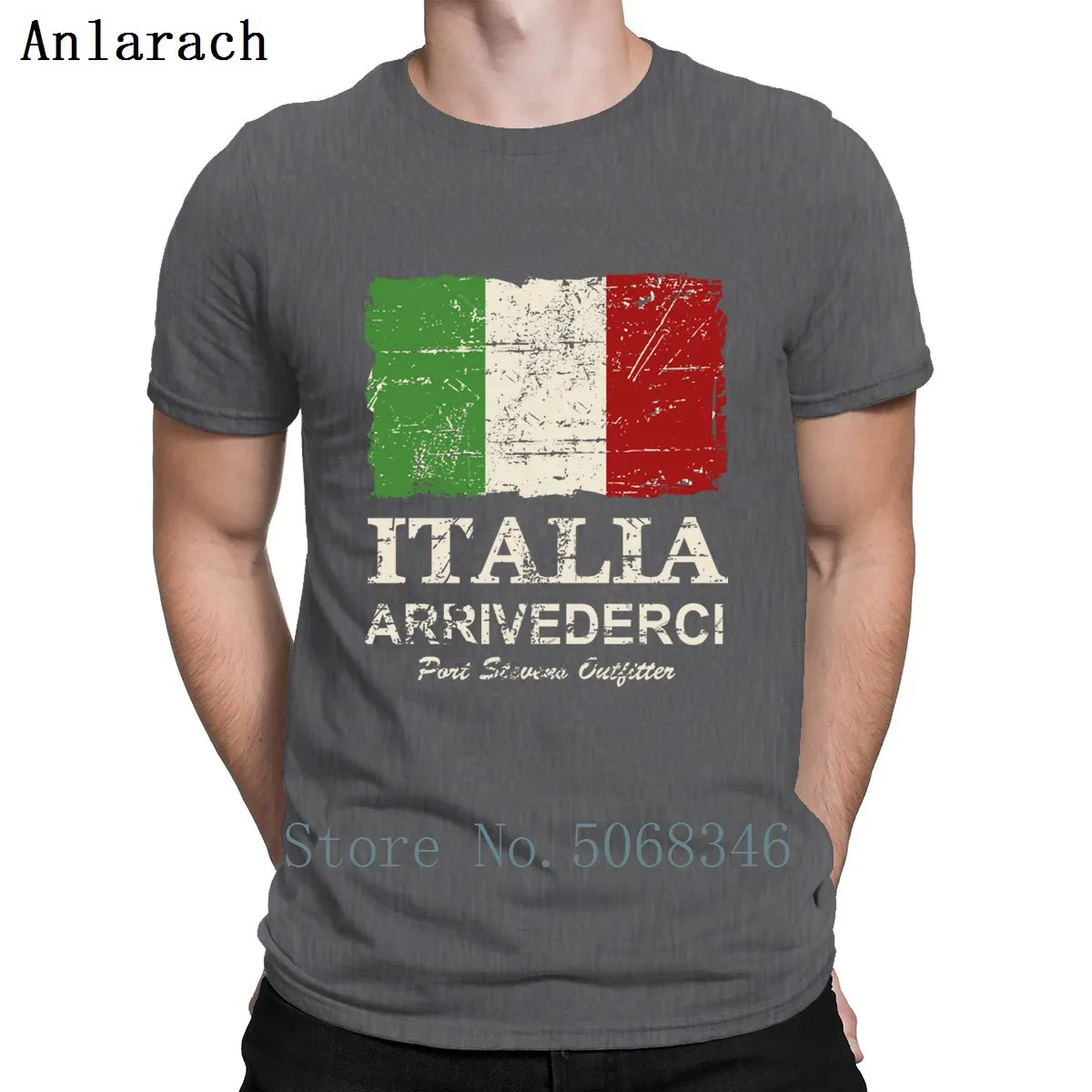 Italy Flag Vintage Look T Shirt Authentic Spring Autumn Anti-Wrinkle Cotton Unisex S-XXXL Customized Unique | Мужская одежда