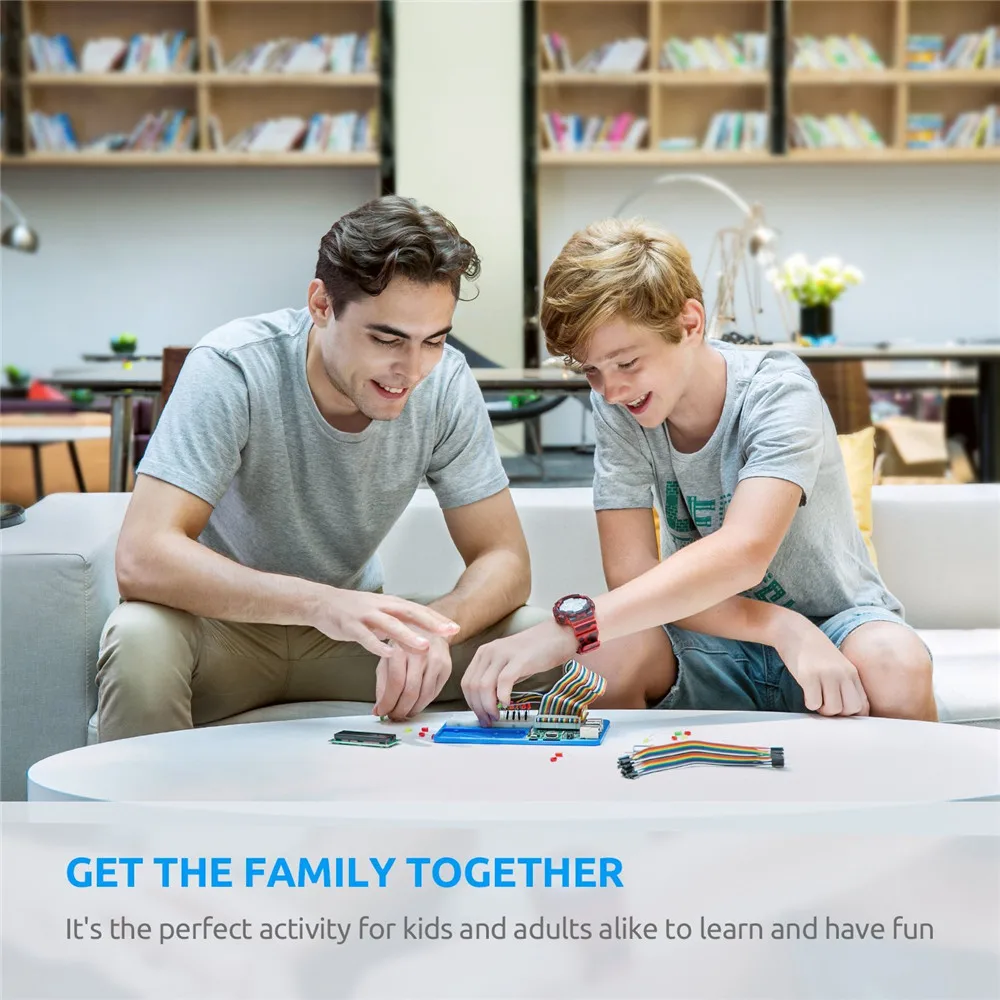 Суперстартовый Обучающий набор SunFounder для Raspberry Pi 4B 3B + 2B B A Zero с