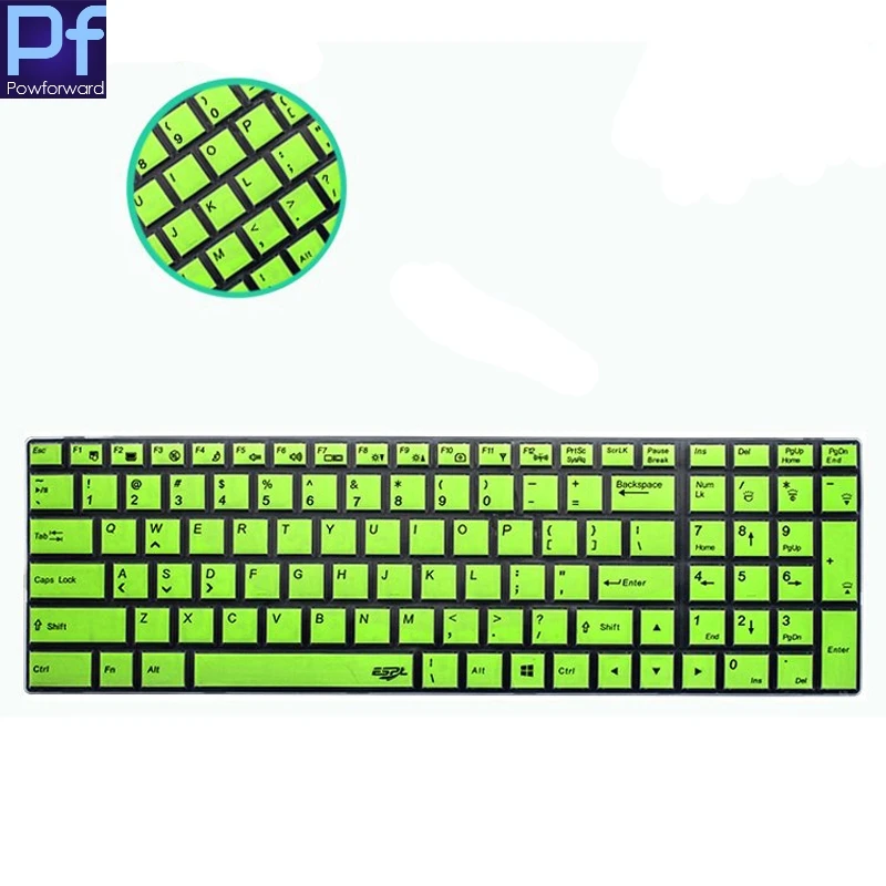 15 17 inch laptop keyboard Silicone Protective Keyboard Cover for HASEE K780S K670D K680S K680D K680E K680C K770E | Компьютеры и офис