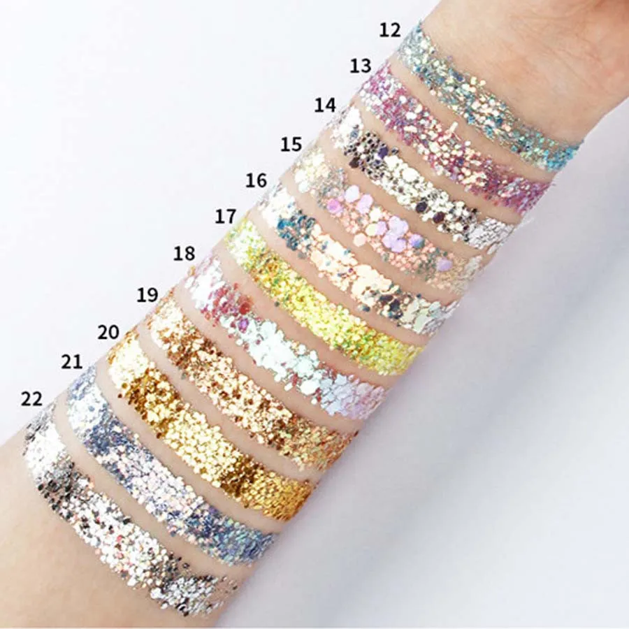 MayCreate блеск для глаз тени век с блестками Макияж Тени мерцающая пудра Блеск тела