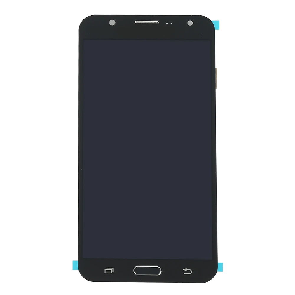 Черный Для samsung J7 ЖК-экран дисплей Высокое качество для samsung J7 J700F J700M J700H ЖК сенсорный экран дигитайзер с рамкой - Цвет: Черный