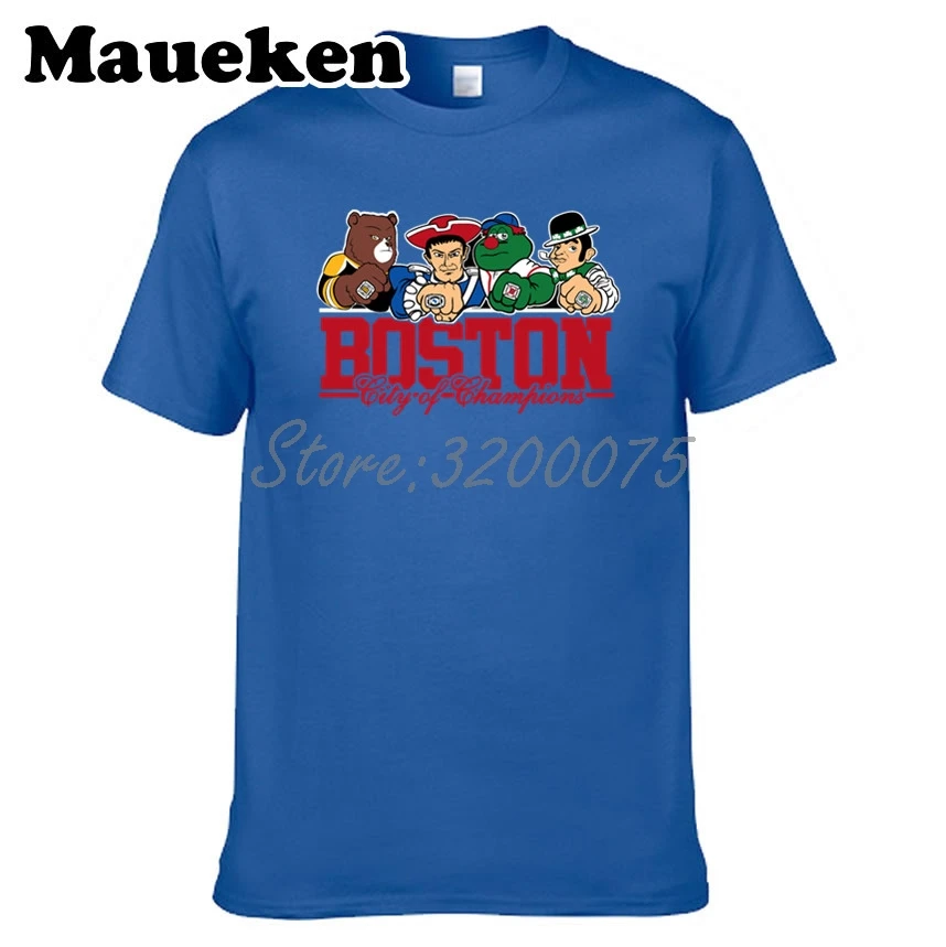 30 Для мужчин Boston City For New England Celtics Bruins Красная футболка Sox одежда футболка мужская комикс мультфильм W0301001 - Цвет: 30