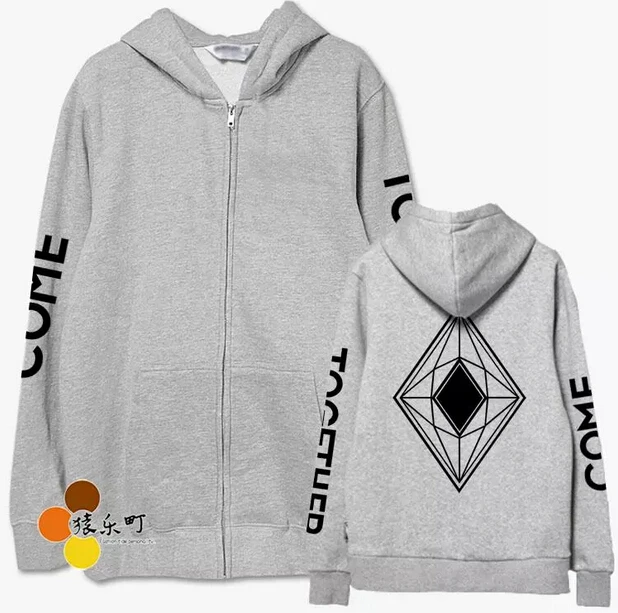 Новое поступление куртка cnblue на молнии с принтом Kpop мужская и женская флисовая