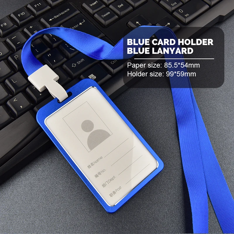 1 шт. вертикальный идентификационный значок из алюминиевого сплава 5 см|badge card