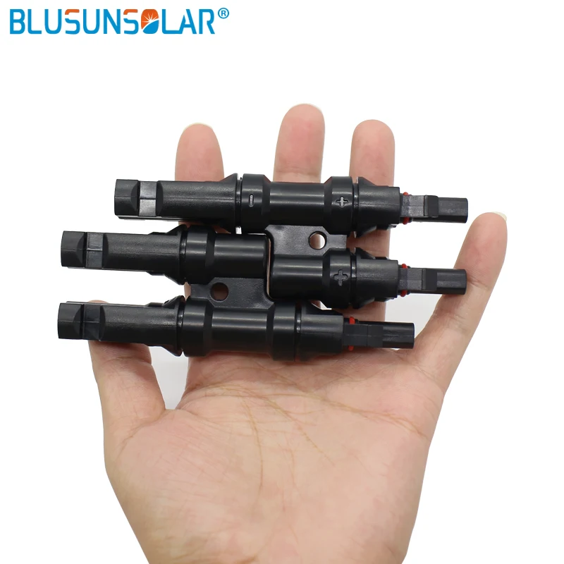 

5 Pairs Waterproof IP67 30A 1000V Solar Panel PV T type TUV Solar T Branch Connectors LJ0140