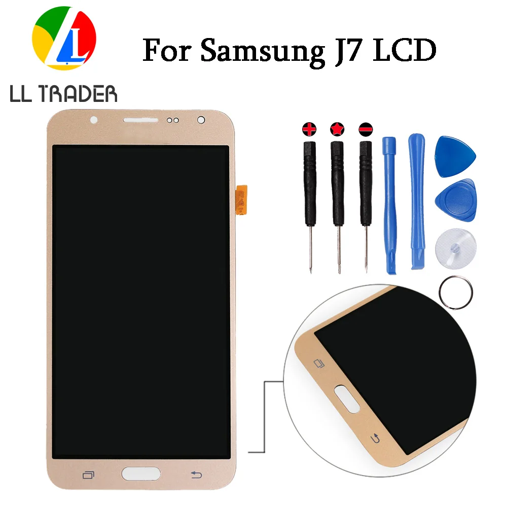 LL trader класса AAA для Galaxy J7 Замена ЖК дисплея samsung J7008 дисплей с сенсорным экраном