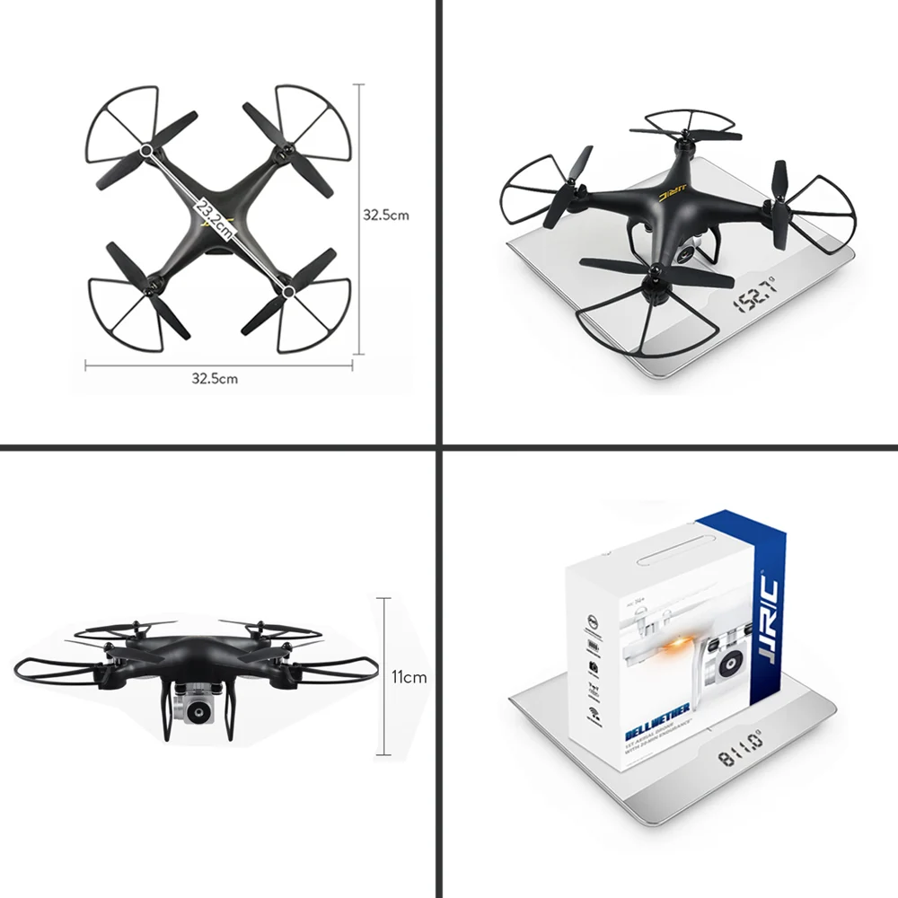 JJRC H68 Bellwether Квадрокоптер с камерой Дрон Wifi FPV режим удержания высоты Безголовый