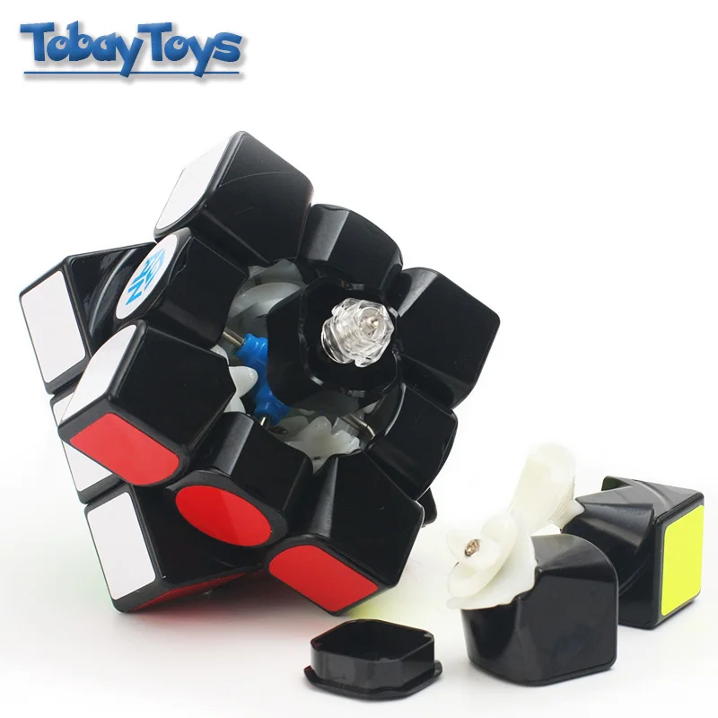 Gan356AirB GAN 356 Air Magic Cube Master Record speed Cube профессиональное соревнование 356 Air Black N White Classic GAN Cubo De Rabie Cube - Цвет: Gan356AirB