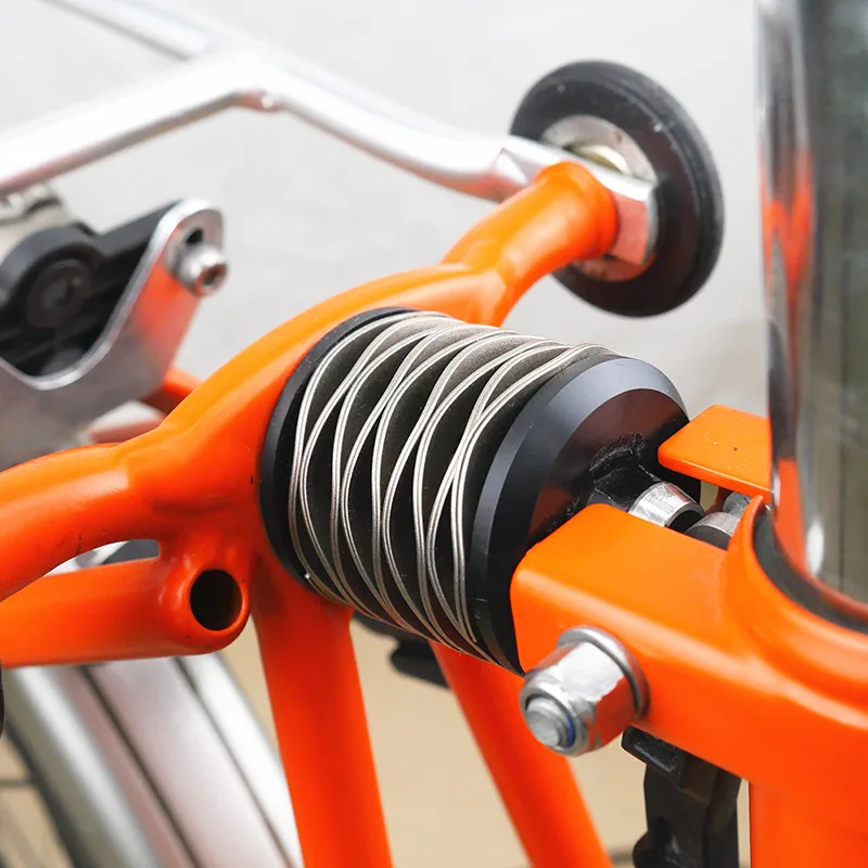 

Trigo Folding Bike Rear Suspension For Brompton Cycling Wave Spring Rear Shock Suspension