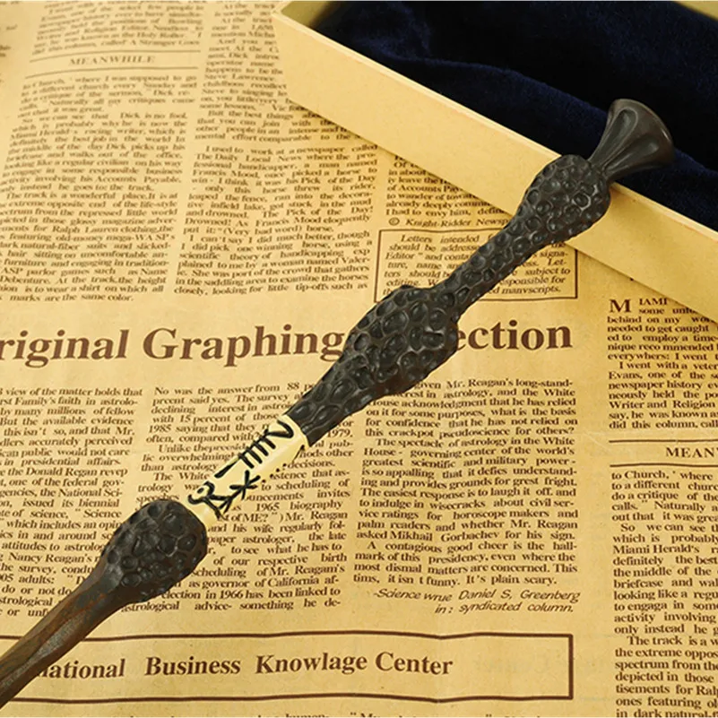 Оригинальная версия качество металла Core Deluxe COS Альбус Дамблдор Волшебная Палочка