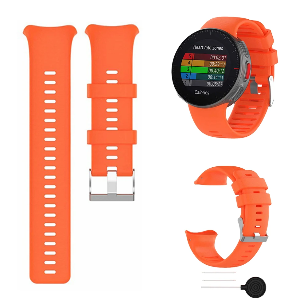 Для Polar Vantage V Band смарт-часы аксессуары для Polar Vantage браслеты силиконовые ремешок сменный ремешок для наручных часов Ремешок