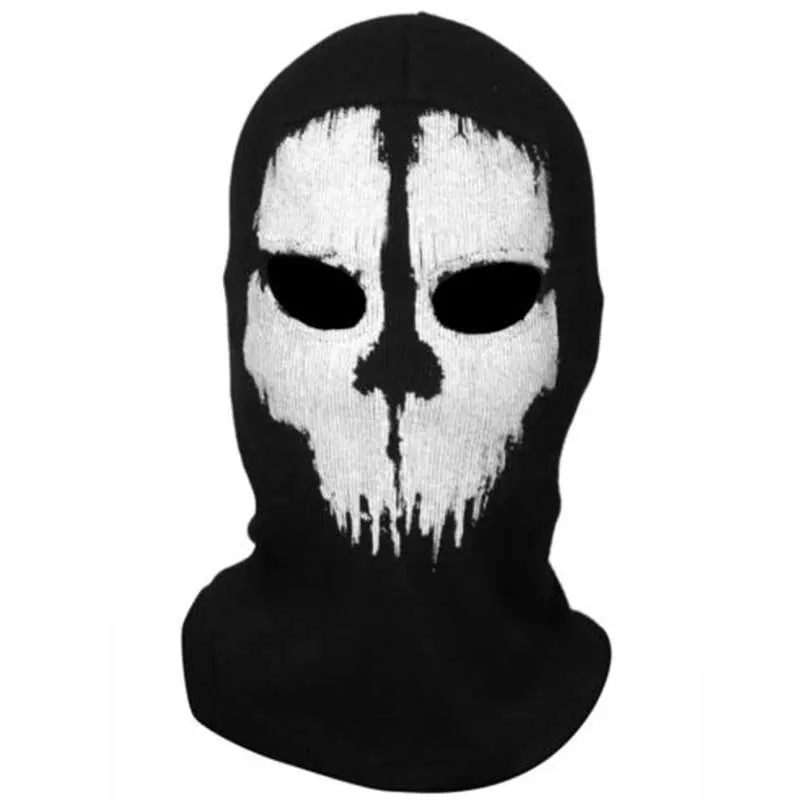 Балаклава с черепом Ghost Высококачественная маска на все лицо для езды велосипеде