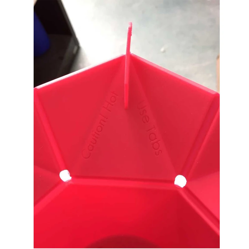 1 шт. красный микроволновая печь Поппер миска попкорна Maker DIY силиконовые