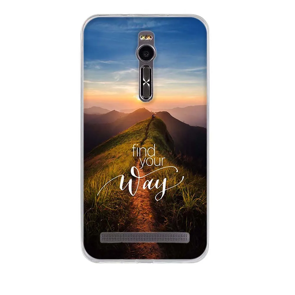 11 Для Asus Zenfone 2 ZE551ML чехол из мягкого ТПУ силикона для Asus Zenfone 2 ZE551ML чехол с милым животным узором для Asus 2 ZE551ML Coque - Цвет: 11