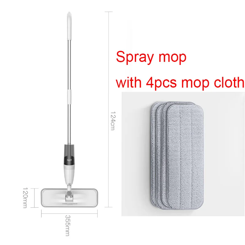 Xiaomi Mijia Smart Deerma спрей для воды Швабра 360 Вращающаяся Чистящая тканевая головка деревянный пол керамическая плитка Швабра инструменты для сухой чистки - Цвет: Style 3